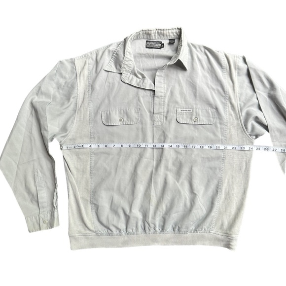 Vintage Members Only Rare Gray Pullover Lightweight Size Large - Picture 3 of 7
